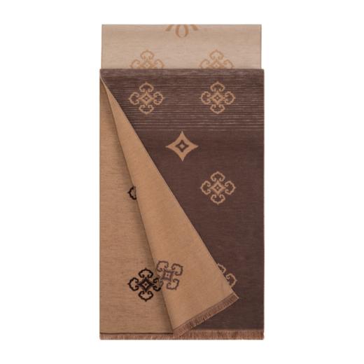 万事利 好事成双【嘉和】礼盒两条装 蚕丝丝绒围巾保暖外搭送礼自用 商品图7