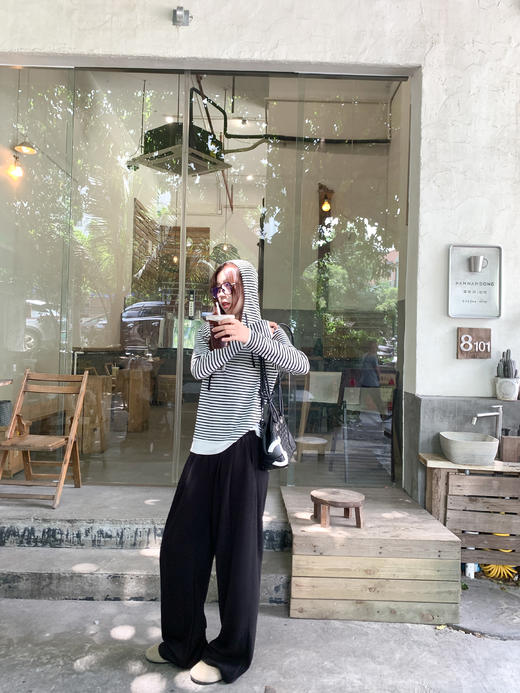 <曾小咸推荐>现货秒杀 ！微信超特价！韩系2色假两件长袖T恤 日常119.99 立减40 秒杀79.99！！ 商品图8