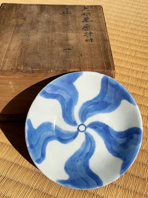 青花漩涡纹撇口小碗，顺丰包邮 商品图1