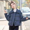 韩系翻领系带短款羽绒服，小个子显瘦洋气超火厚外套HR-MEIQIN59188 商品缩略图3