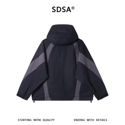 W0306SDSA男士秋冬新款痞帅男装简约工装立体多口袋拉链立领夹克外套潮 商品图5