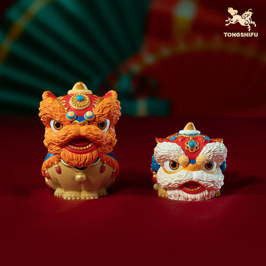 铜师傅《吉祥醒狮》客厅桌面铜狮子摆件 家居装饰工艺品 新年礼物 商品图1