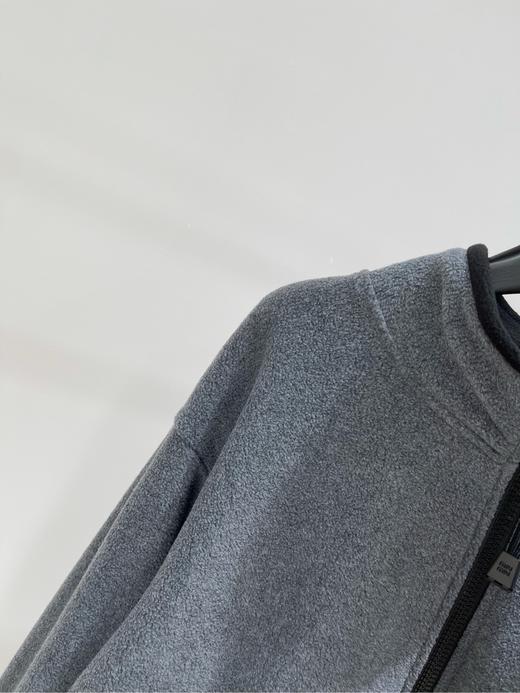 Miumiu 25FW 基础全拉链灰色 立领卫衣外套（BG） 商品图2