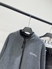 Miumiu 25FW 基础全拉链灰色 立领卫衣外套（BG） 商品缩略图1