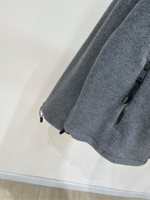 Miumiu 25FW 基础全拉链灰色 立领卫衣外套（BG） 商品图5