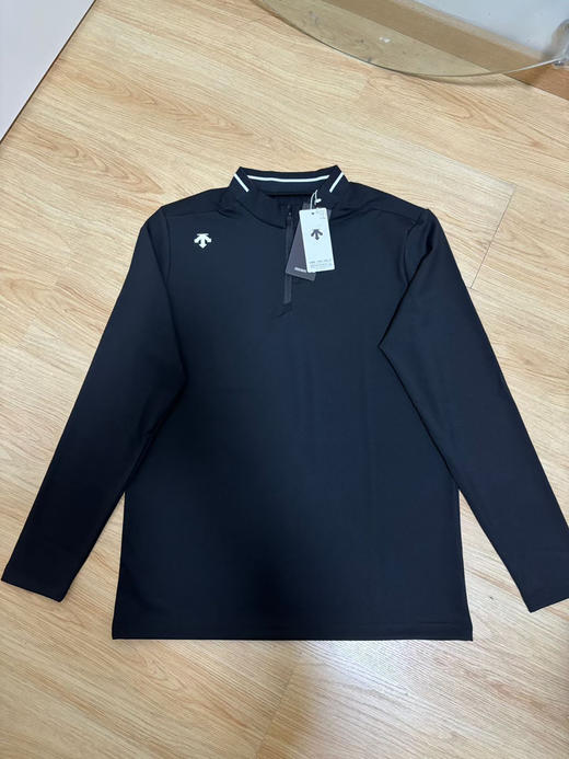 原单正品 DST迪桑特高尔夫男士PRO系列立领长袖polo衫，颜色：黑色 白色
尺码：M～XXL 商品图2