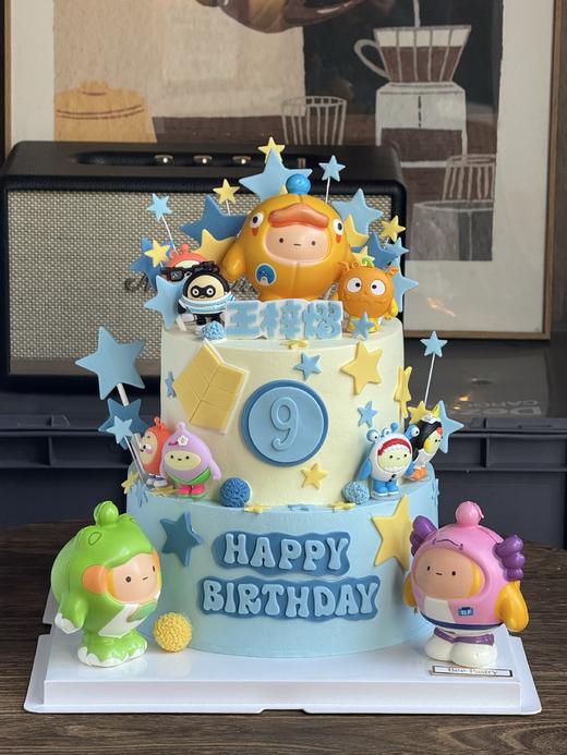 蛋仔派对蛋糕Q款双层 商品图0