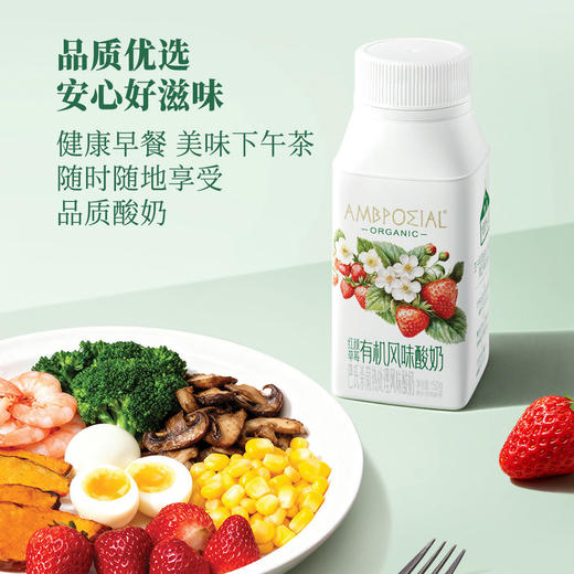 MM 山姆 红颜草莓有机风味酸奶 150g*24 商品图6