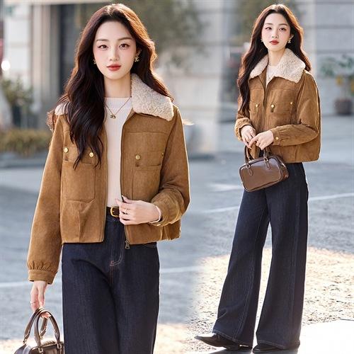 短款羽绒服派克服，保暖90白鸭绒HR-XBL1026 商品图2