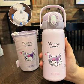 膳魔师库洛米系列450ml吸管保温杯白色