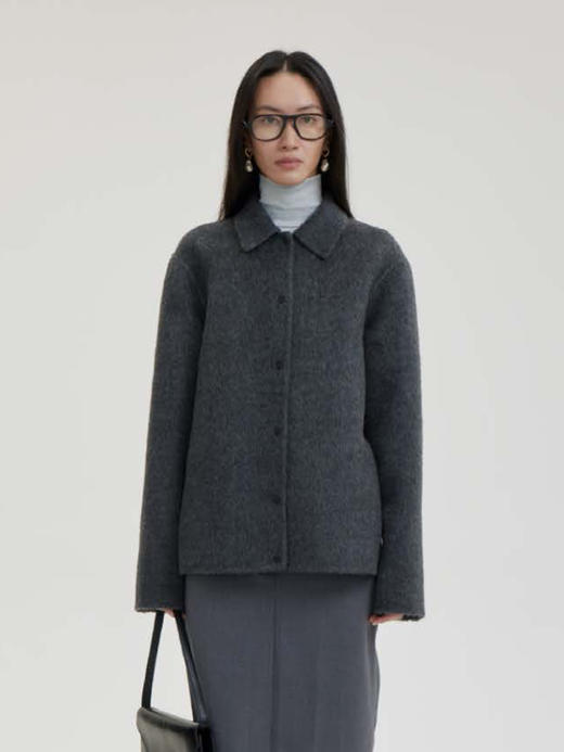 THEHOYAN｜H23157 Alpaca Wool Jacket 苏力羊毛夹克 商品图0
