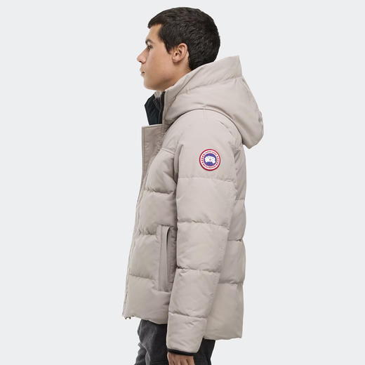 CANADA GOOSE 加拿大鹅 男士经典徽章 MacMillan 派克绗缝连帽羽绒服 卡其色 2080M 9432 商品图4