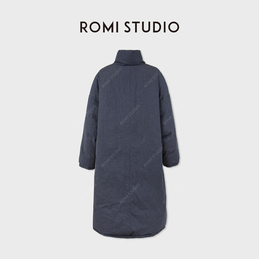 ROMI STUDIO冬日暖阳*95白鹅绒人字纹保暖长款鹅绒外套RWCWW86210 商品图1