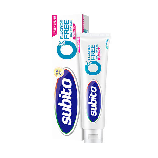 韩国进口品牌舒比拓春桃茶香无氟牙膏200g-5973无氟特护 齿间留香 开怀大笑无负担 商品图0