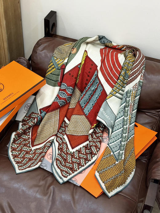 秋冬特惠💰420 爱马仕围巾 盛装舞步 商品图7