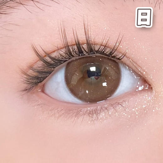 #少女信仰 巧棕 14.4mm 8.7基弧【10片装】国产镜片 / 日抛 商品图0