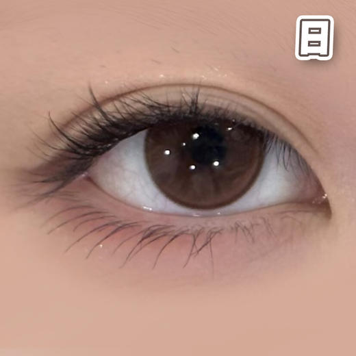 #琥珀流光 棕 14.2mm 8.5基弧【10片装】国产镜片 / 日抛 商品图3