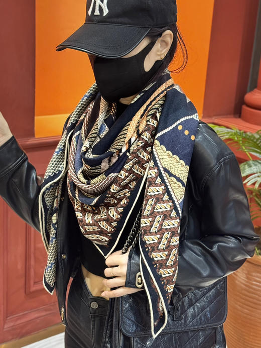 秋冬特惠💰420 爱马仕围巾 盛装舞步 商品图2