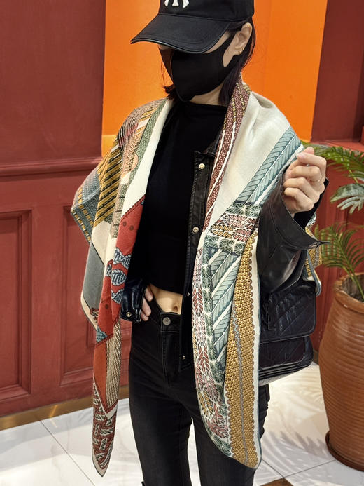 秋冬特惠💰420 爱马仕围巾 盛装舞步 商品图0