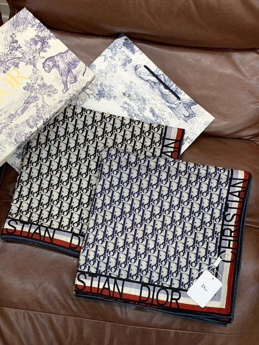 秋冬特惠💰420 迪家围巾【D边框老花】度假及日常都非常好搭配的款 商品图2