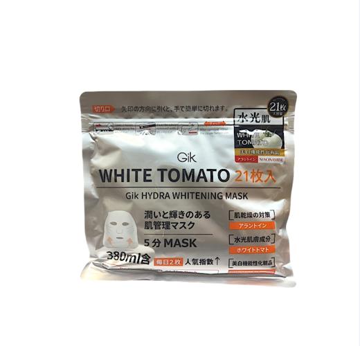 韩国 Gik美白亮肤保湿面膜-21枚入 商品图0