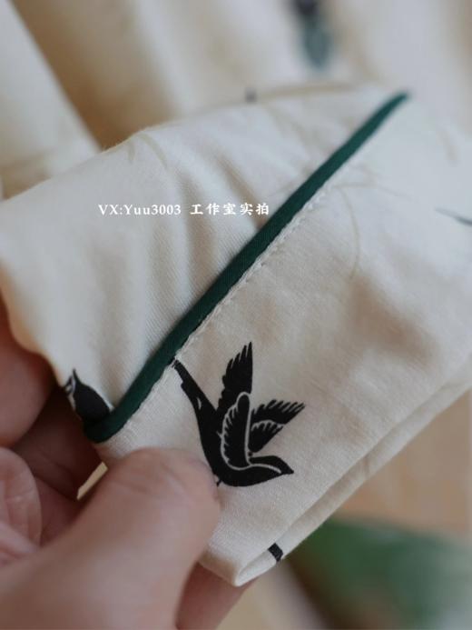 线下实体版【品质好货】 女士软弹纯棉家居服睡衣，长袖+长裤 商品图3