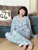 P.J.Sawage秋冬双面磨毛保暖睡衣套装女 轻柔棉质月子服家居服pjs 商品缩略图4