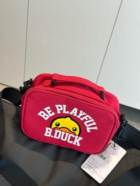 小黄鸭休闲帆布斜挎单肩包