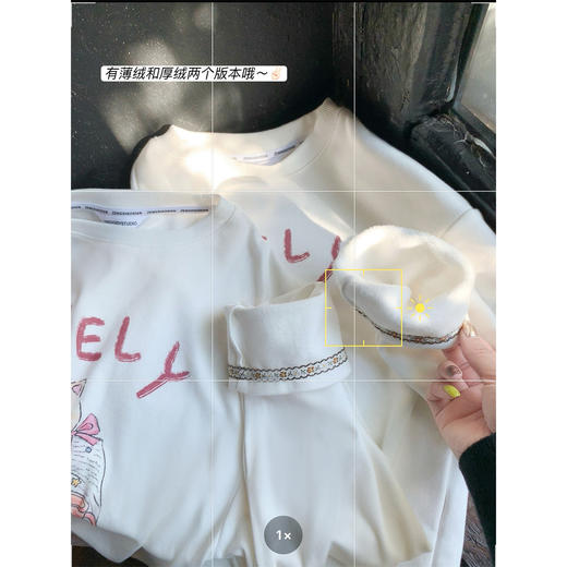 <曾小咸推荐>现货秒杀 ！微信超特价！小猫印花加绒t恤 日常119.99 立减50 秒杀69.99！小猫印花t恤（常规） 日常109.99 立减40 秒杀69.99！！ 商品图2