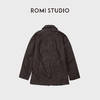 ROMI STUDIO“棕标系列”土耳其进口牛皮小方立领皮衣 RWCAWT4824 商品缩略图1