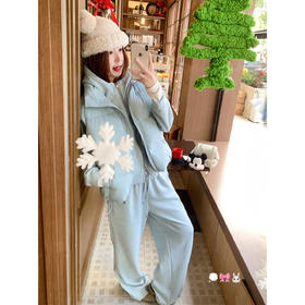 <曾小咸推荐>韩系卫衣外套休闲裤马甲三件