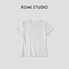 ROMI STUDIO“简约舒适”加绒磨毛贴身小版圆领T恤 RWCASG5690 商品缩略图0
