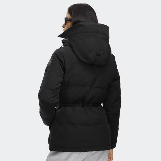 CANADA GOOSE 加拿大鹅 女士黑标徽章 Chelsea 派克绗缝连帽羽绒服 黑色 3804WB 9061 商品图5