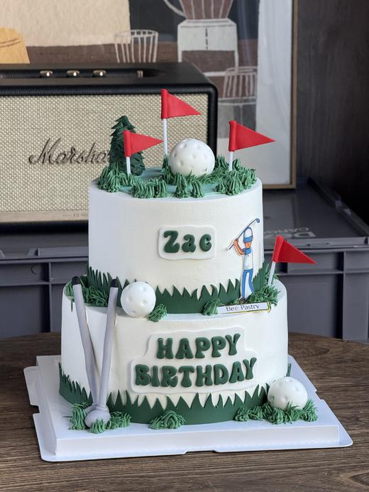 高尔夫球蛋糕C款双层 商品图1