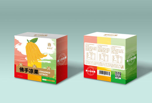 金手宝金华佛手凉果多口味三支装橙子味甘草味酸梅味 商品图0