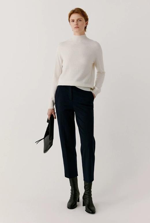 品牌订单高档100%羊绒软黄金半高领无缝一体成衣 商品图3