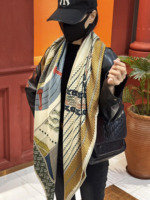 秋冬特惠💰420 爱马仕围巾 盛装舞步 商品图1