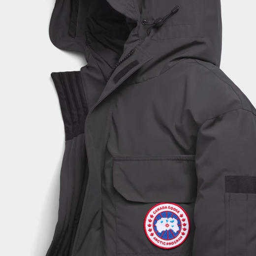 CANADA GOOSE 加拿大鹅 男士经典徽章 Expedition 派克连帽羽绒服 灰色 2051M 9431 商品图1