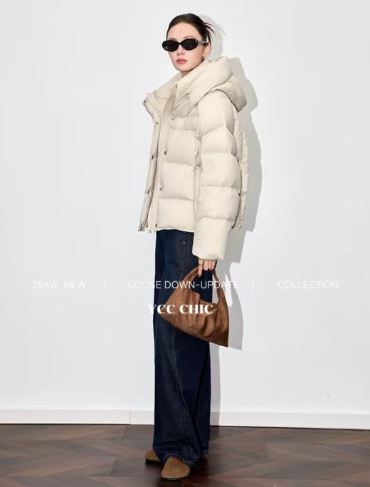 工厂特价几件拒水超蓬90%白鹅绒羽绒服 商品图3