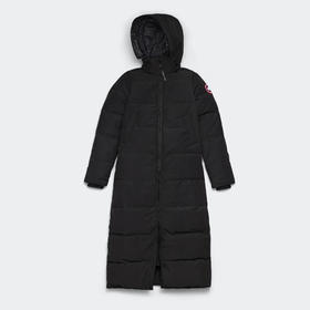 CANADA GOOSE 加拿大鹅 女士经典徽章 Mystique 派克绗缝连帽羽绒服 黑色 3035W 9061