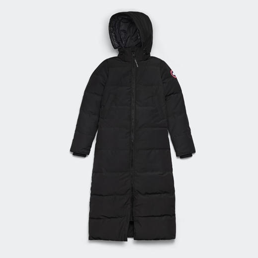 CANADA GOOSE 加拿大鹅 女士经典徽章 Mystique 派克绗缝连帽羽绒服 黑色 3035W 9061 商品图0