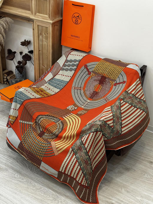 秋冬特惠💰420 爱马仕围巾 盛装舞步 商品图7