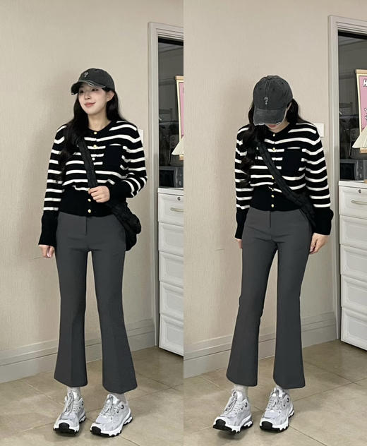 捡漏条纹开衫 商品图0