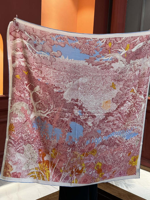 秋冬特惠💰420 爱马仕围巾 秋冬搭配利器 双面同色 版真丝羊绒披肩！ 商品图8