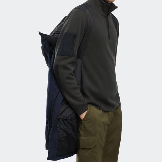 CANADA GOOSE 加拿大鹅 男士经典徽章 Leslie 派克连帽羽绒服 蓝色 2052M 9063 商品图2