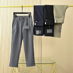 杰尼亚25s秋冬新款高端轻奢级男士防风户外商务休闲直筒西裤！