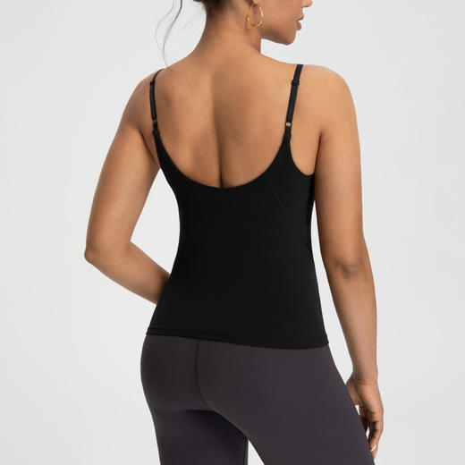 跃牌【倚窗听雨】Athena lulu运动背心女NlLlT带胸垫长款吊带裸感速干健身瑜伽服DA145 商品图2