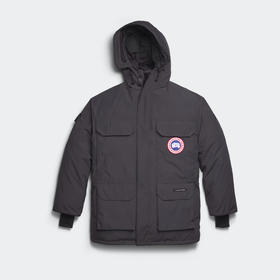 CANADA GOOSE 加拿大鹅 男士经典徽章 Expedition 派克连帽羽绒服 灰色 2051M 9431