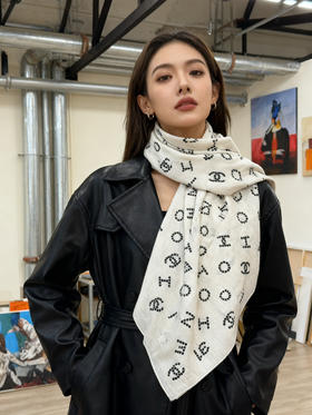 秋冬特惠💰420 香奈儿围巾 丝绒双面方巾【双面同色】