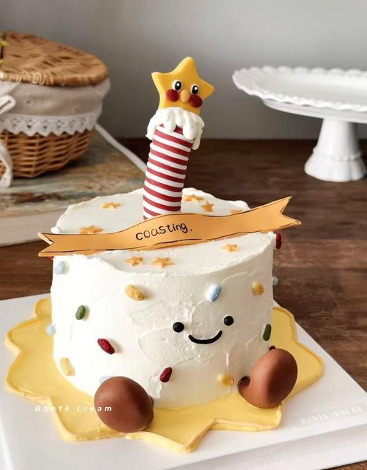 多款式~星星人可爱卡通蛋糕-低糖处理无添加 商品图1